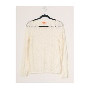 Long Sleeve Joe Fresh Lace Blouse (NWOT)